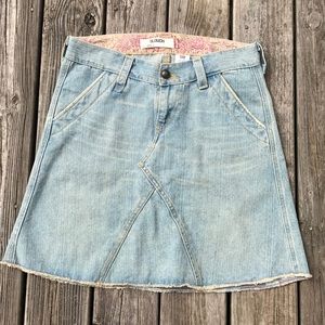 Denim Levi’s skirt